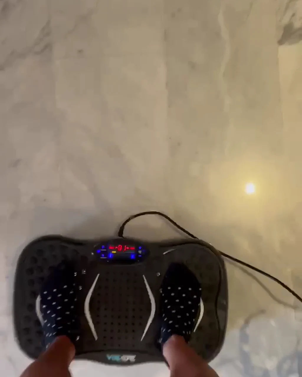 القدمين على جهاز VibeKore